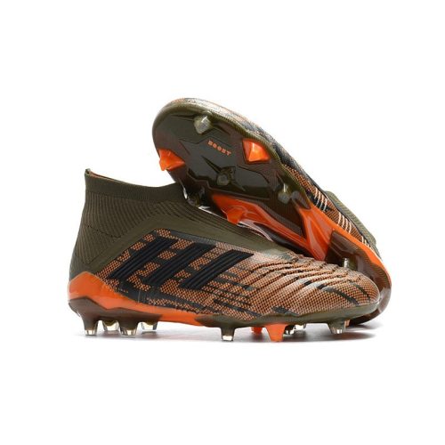 adidas Predator 18+ FG para Niños - Verde Naranja_1.jpg